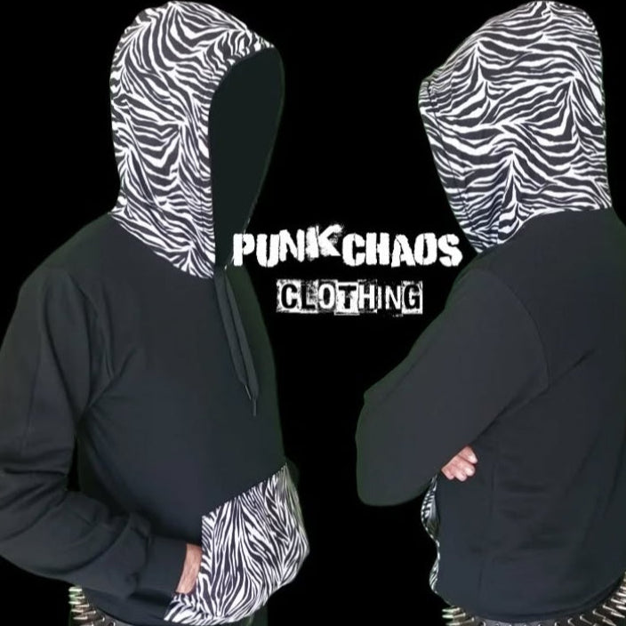 PunkChaos - Sudadera Cebra
