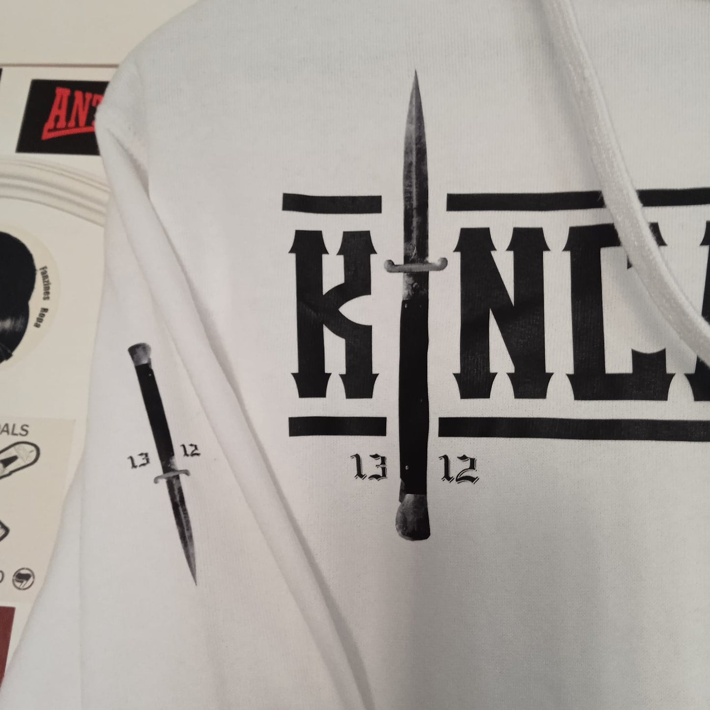 K16 - Sudadera Con Capucha Kincalla Blanco