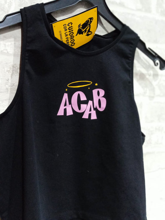 Tarage Wear - Top A.C.A.B. Rosa