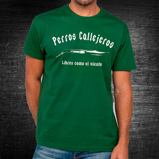 Perros Callejeros - Camiseta Verde