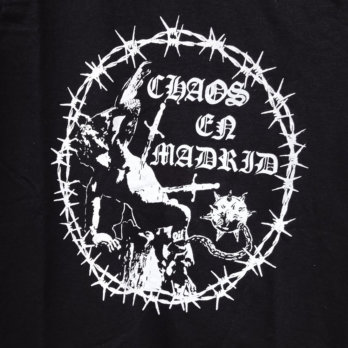 Chaos En Madrid Negra Entallada