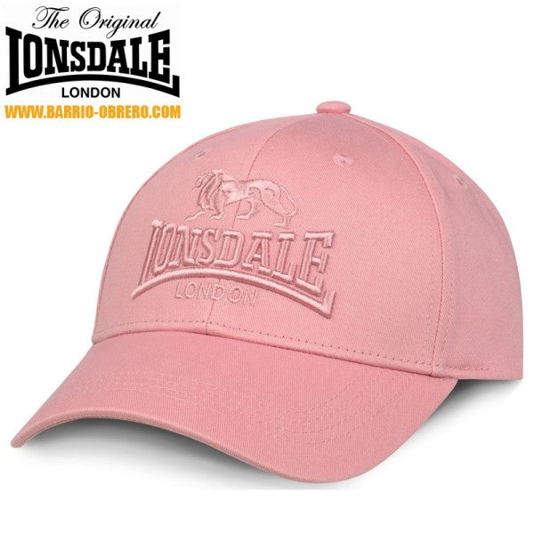 Lonsdale - Gorra Rosa Bordada
