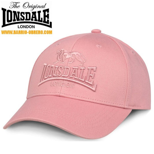 Lonsdale - Gorra Rosa Bordada